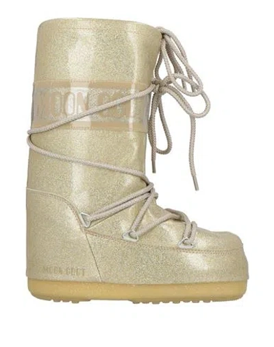 Moon Boot Toddler Girl Boot Gold Size 10c Synthetisches Material In Gold