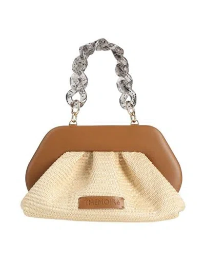 Themoirè Woman Handbag Beige Size - Textile Fibers, Natural Raffia In Sand
