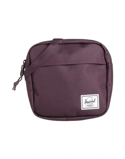 Herschel Supply Co . Man Cross-body Bag Plum Size - P. E.t. Recycled Polyester In Purple