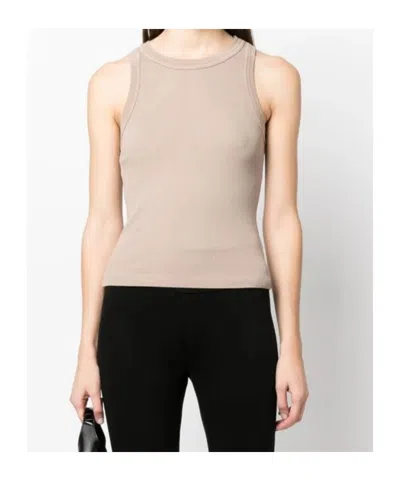 Citizen Of Humanity Citizens Of Humanity Sleeveless Ribbed Top In Md Brown