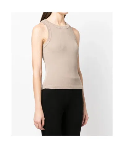 Citizen Of Humanity Citizens Of Humanity Sleeveless Ribbed Top In Md Brown