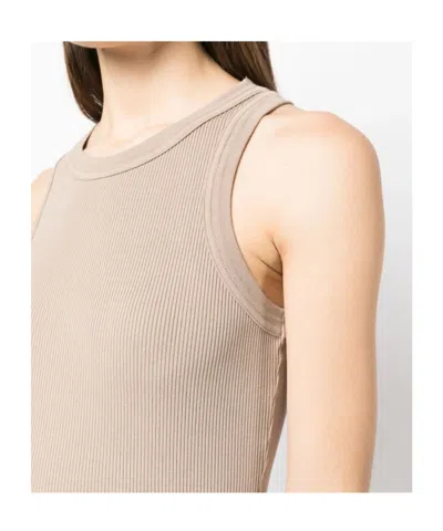 Citizen Of Humanity Citizens Of Humanity Sleeveless Ribbed Top In Md Brown