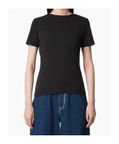 Nina Ricci Slim-fit T-shirt With Draped Open Back In Black