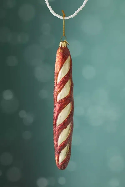 Anthropologie French Baguette Ornament In Brown