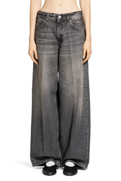6397 Woman Grey Jeans In Gray