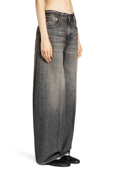 6397 Woman Grey Jeans In Gray