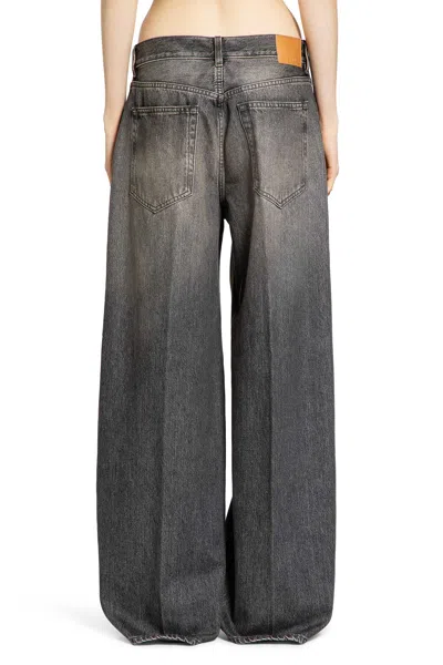 6397 Woman Grey Jeans In Gray