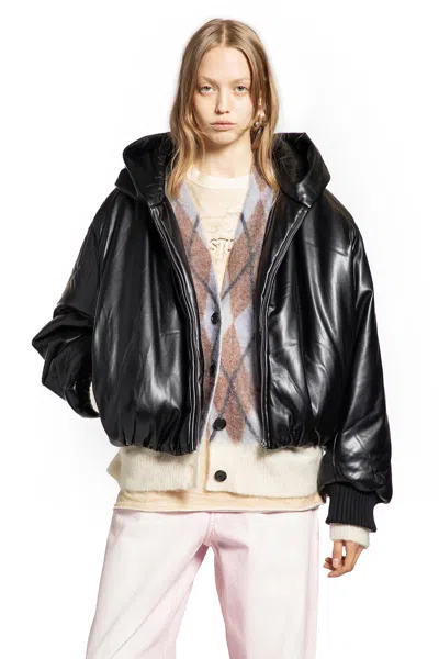 Acne Studios Woman Black Jackets In Black