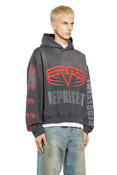 Represent Man Black Knitwear In Black