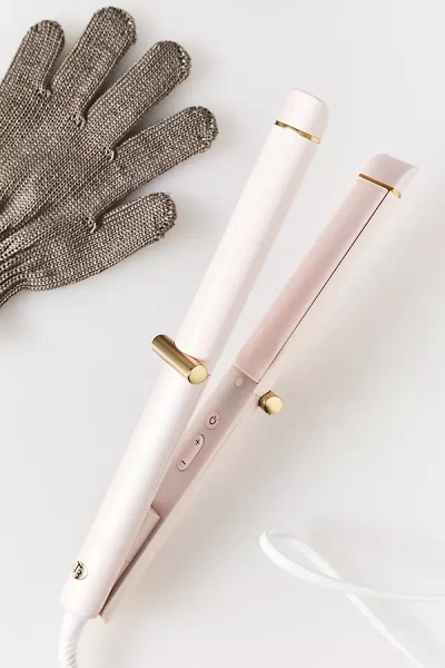 T3 Singlepass Curl 1.5-inch Ceramic Extra Long Barrel Curling Iron In Pink