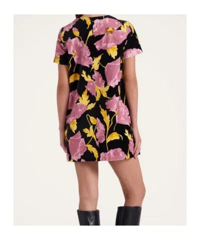 La Doublej Mini Swing Dress In Sylph Black