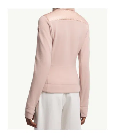 Moncler Padded Zip-fastening Jacket In Pink