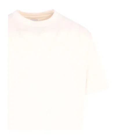 Eleventy Crew-neck Short-sleeve T-shirt In White