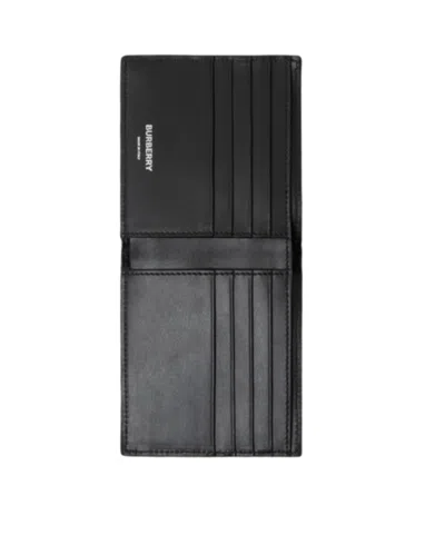 Burberry Check Printed Bi-fold Wallet In Multi