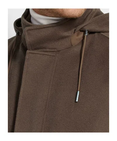 Zegna Oasi Cashmere Elements Cima Jacket In Brown