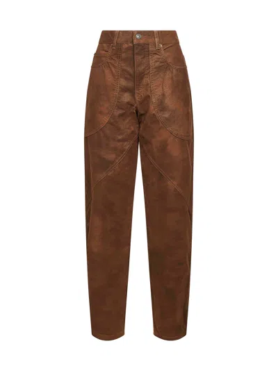 Isabel Marant Étoile Pants "kelvina" In Brown