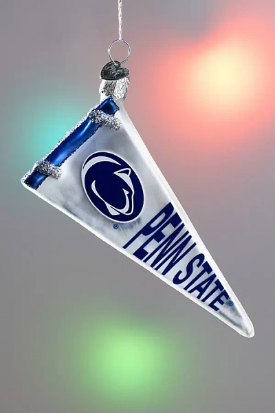 Urban Outfitters Penn State Pennant Flag Glass Ornament In Blue At  In Blue