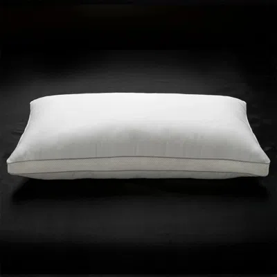Ella Jayne Home Memory Fiber Pillow Cotton Luxurious Mesh Gusseted All Sleeper Queen Pillow In White