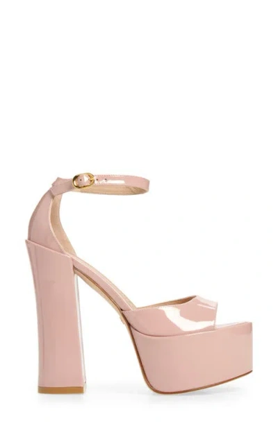 Stuart Weitzman Platform Sandal In Pink