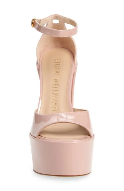Stuart Weitzman Platform Sandal In Pink