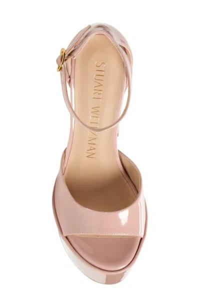 Stuart Weitzman Platform Sandal In Pink