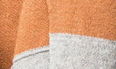 Gibsonlook Double Knit Cape In Orange