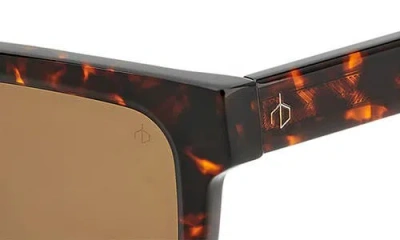Rag & Bone 54mm Rectangular Sunglasses In Brown