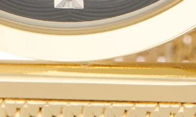 Perry Ellis Diamond Solitaire Mesh Strap Watch, 41mm In Gold