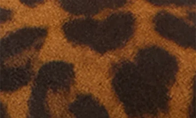 Stuart Weitzman Supermoto Leopard Mary Jane Ballerina Flats In Animal Print