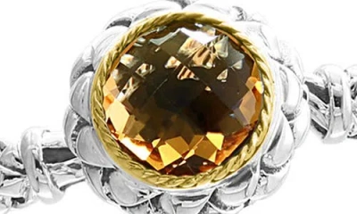 Effy Sterling Silver Citrine Bracelet In Silver