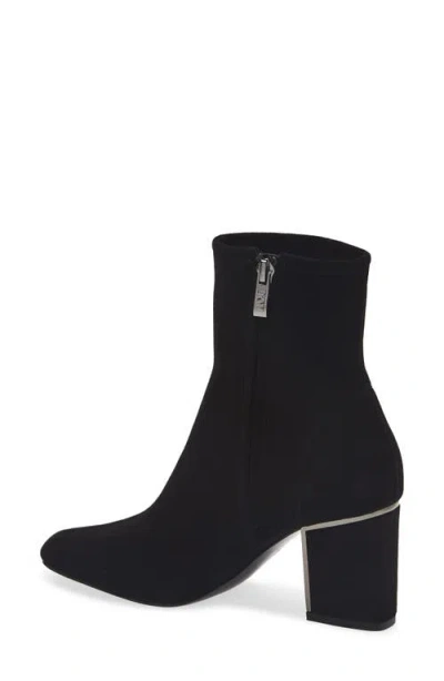 Dkny Cavale Womens Faux Suede Ankle Boots In Black
