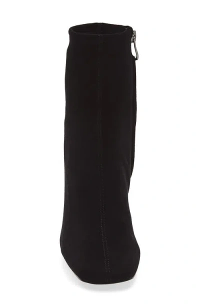 Dkny Cavale Womens Faux Suede Ankle Boots In Black