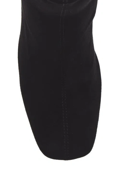 Dkny Cavale Womens Faux Suede Ankle Boots In Black