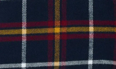 Brooks Brothers Kids' Plaid Flannel Button-up Shirt In Black