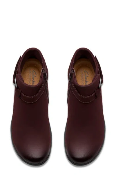 Clarks Carleigh Drift In Burgundy