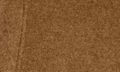 Cole Haan Signature Stand Collar Wool Blend Bomber Jacket In Brown