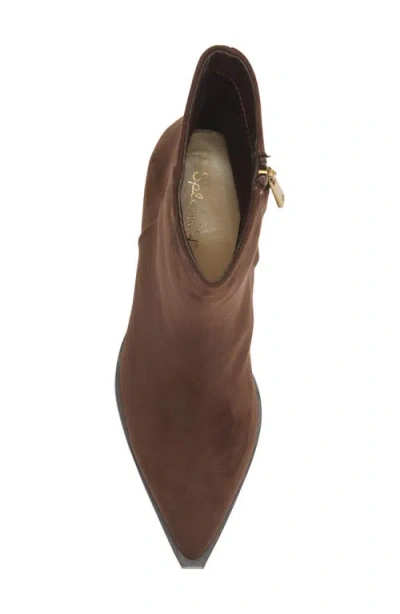 Splendid Sage Pointed Toe Bootie In Brown