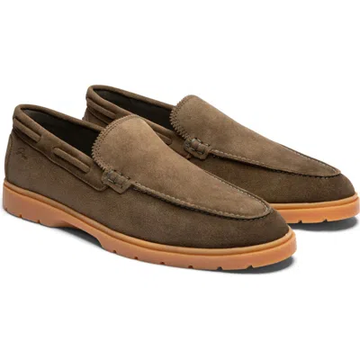 Gernie Venetian Driving Loafer In Brown