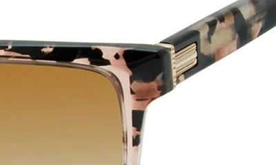 Ted Baker 57mm Rectangle Sunglasses In Brown