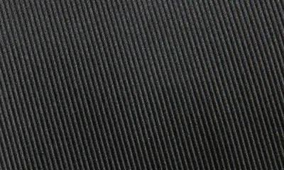 Duchamp Solid Silk Tie In Black