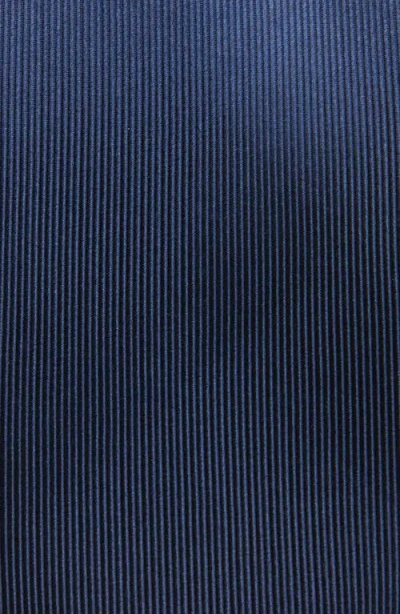 Duchamp Solid Silk Tie In Blue