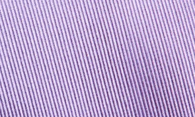 Duchamp Solid Silk Tie In Purple