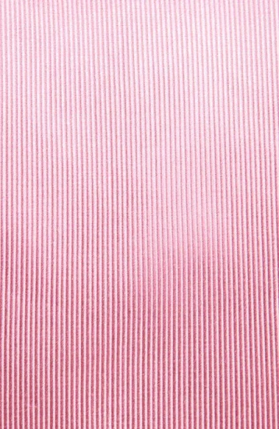 Duchamp Solid Silk Tie In Pink