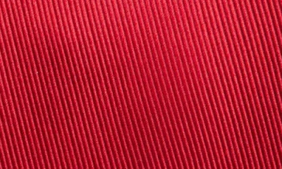 Duchamp Solid Silk Tie In Red
