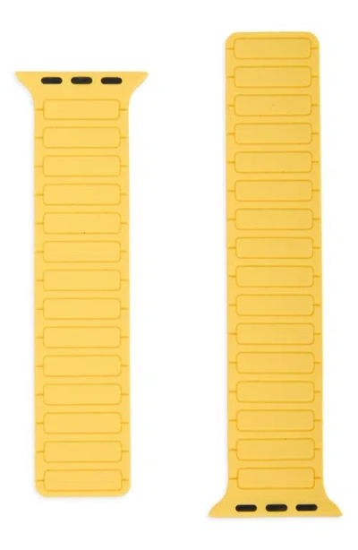 Saachi Magnetic Apple Watch® Watchband In Yellow
