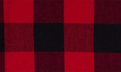 Design Imports Buffalo Check Set Of 4 Napkins In Red