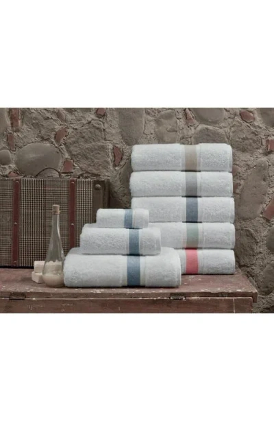 Depera Unique 8-piece Turkish Cotton Hand Towels In White