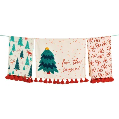Tiramisu Set Of 3 The Reason For The Season Artisan Kitchen Tea Towel Set In Multi
