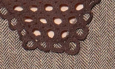 Walter Baker Sabine Mixed Media Camisole In Brown