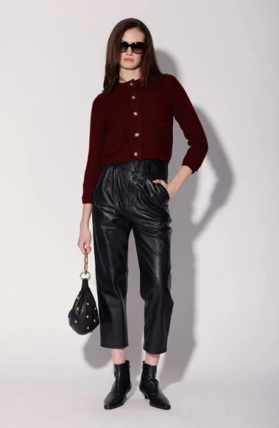 Walter Baker Janis Cardigan In Red